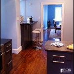 Breakfast Bar The pantry cabinets are across from the breakfast bar and peninsula.